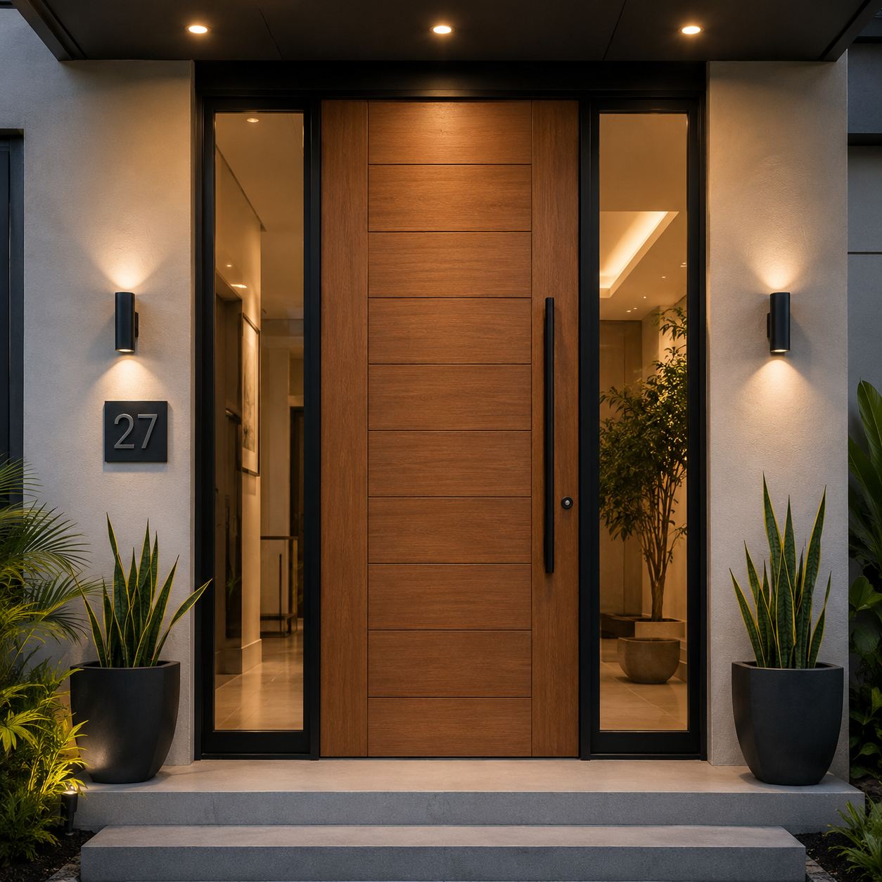 pintu utama minimalis modern kayu jati elegan dengan sentuhan premium pintu utama minimalis modern kayu jati elegan dengan sentuhan premium