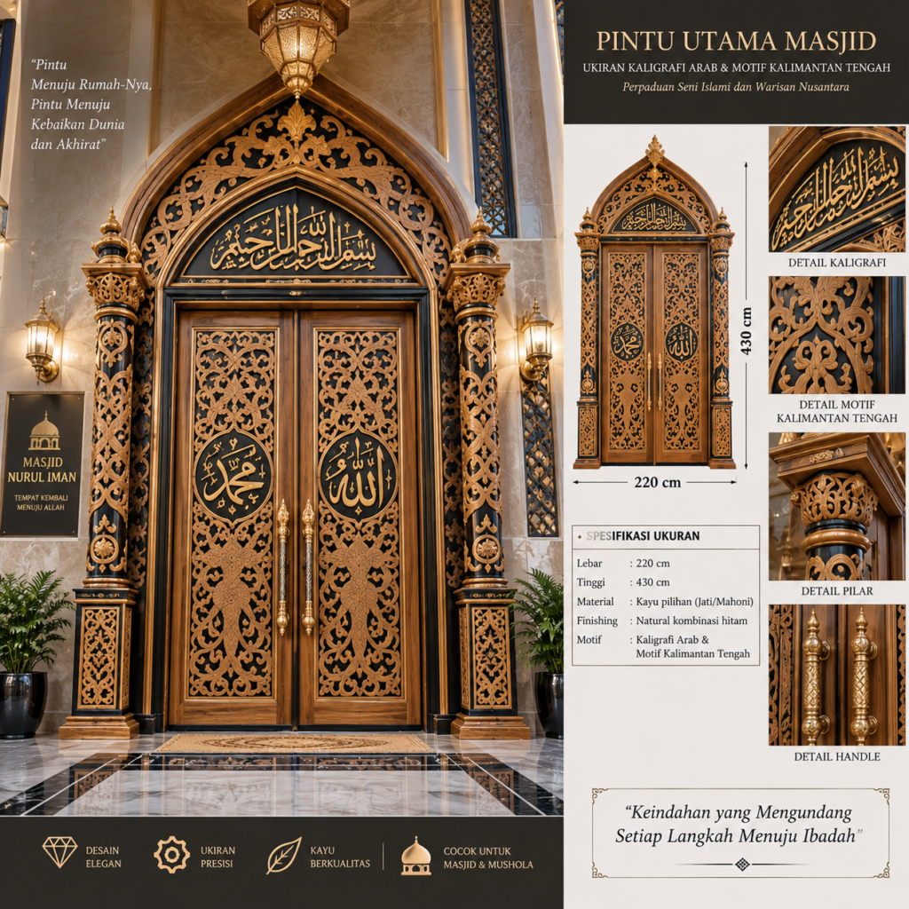 UkiranKayu #UkiranMasjid #UkiranKaligrafi #KaligrafiArab #KaligrafiIslam #MotifKalimantan #MotifKalimantanTengah #UkiranKalimantan #FurnitureMasjid 5511658c 0d88 4e41 9b4a f0f099fbb608